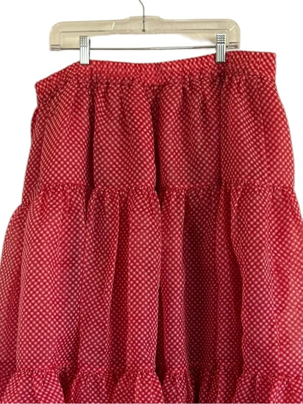 Selkie Red The Baby Gingham Favourite Skirt Size 3X - Picture 5 of 10